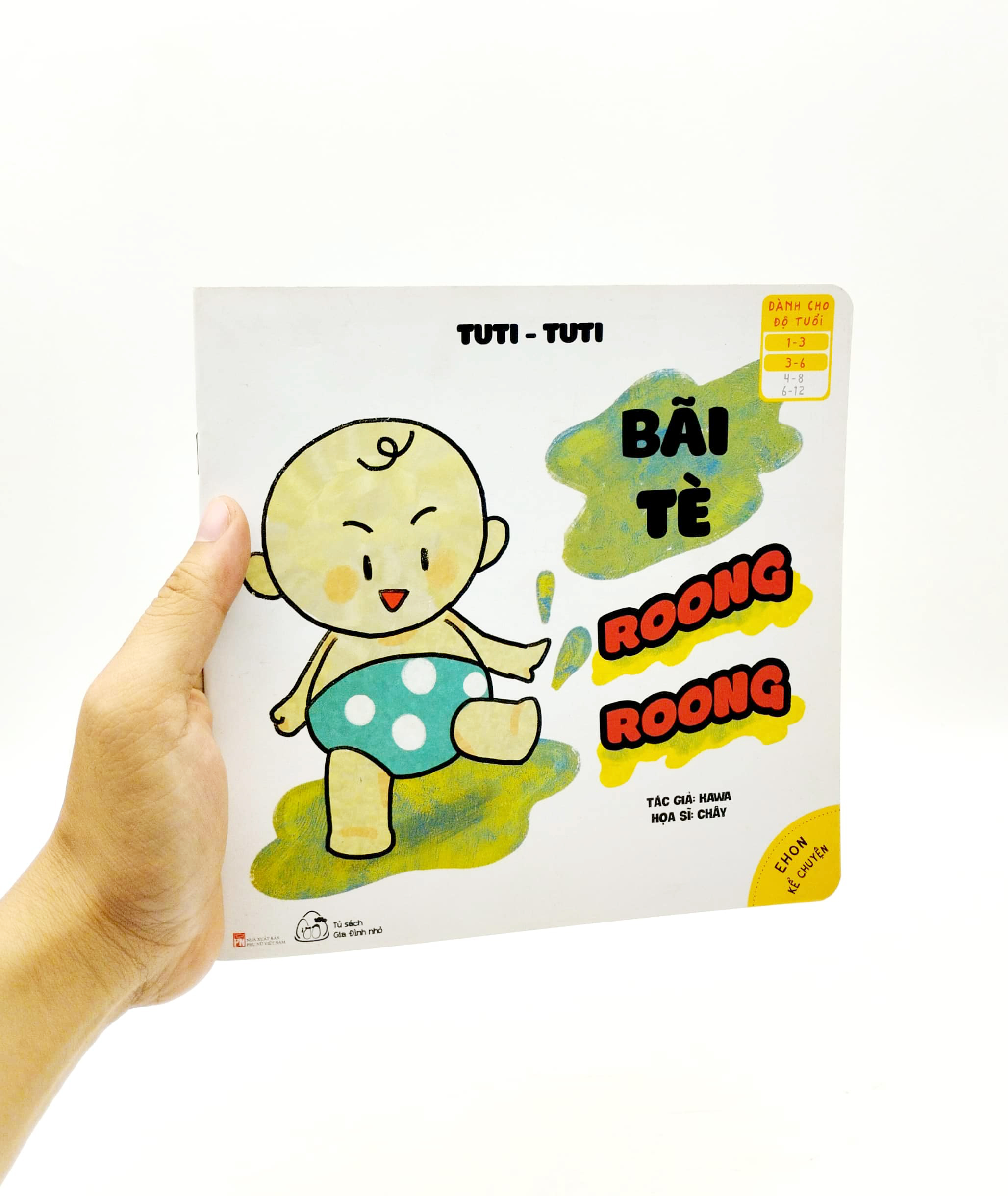 bộ ehon kể chuyện - tuti tuti - bãi tè, roong roong (từ 1 - 6 tuổi)