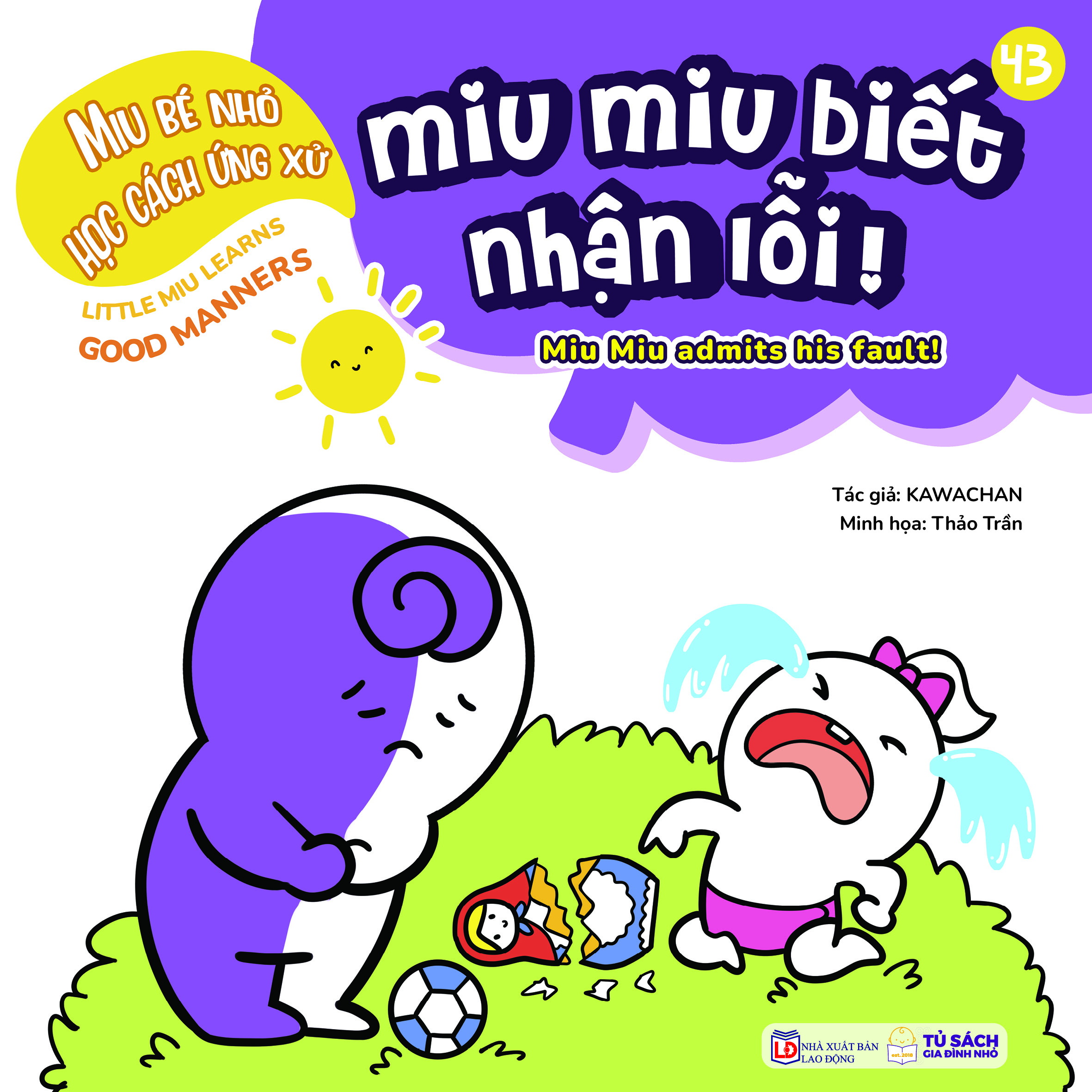 Bo
						
										
										Ehon Ki Nang Song - Miu Be Nho Hoc Cach Ung Xu - Tap 43 - Miu Miu Biet Nhan Loi!