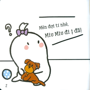 bộ ehon kĩ năng sống - tập 17 - miu miu tự lập - đi ị (dành cho độ tuổi 1-6) (tái bản 2023)