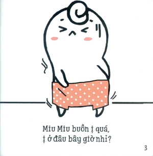 bộ ehon kĩ năng sống - tập 17 - miu miu tự lập - đi ị (dành cho độ tuổi 1-6) (tái bản 2023)