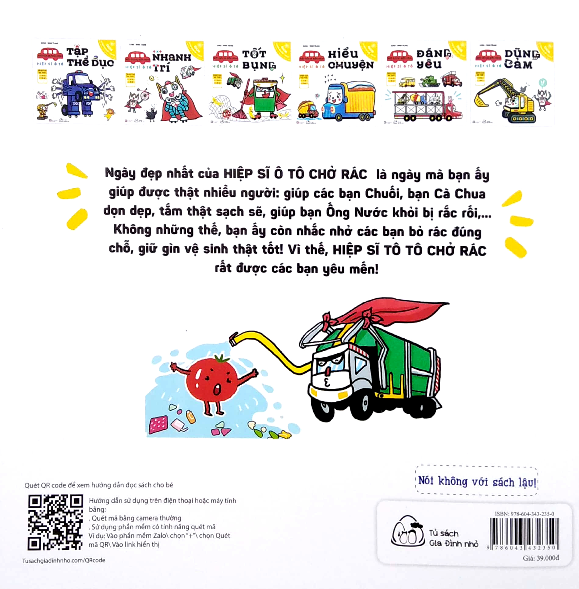 bộ ehon kỹ năng nhận biết - cảm xúc - biệt đội xe biến hình - hiệp sĩ ô tô tốt bụng (từ 1 - 6 tuổi)