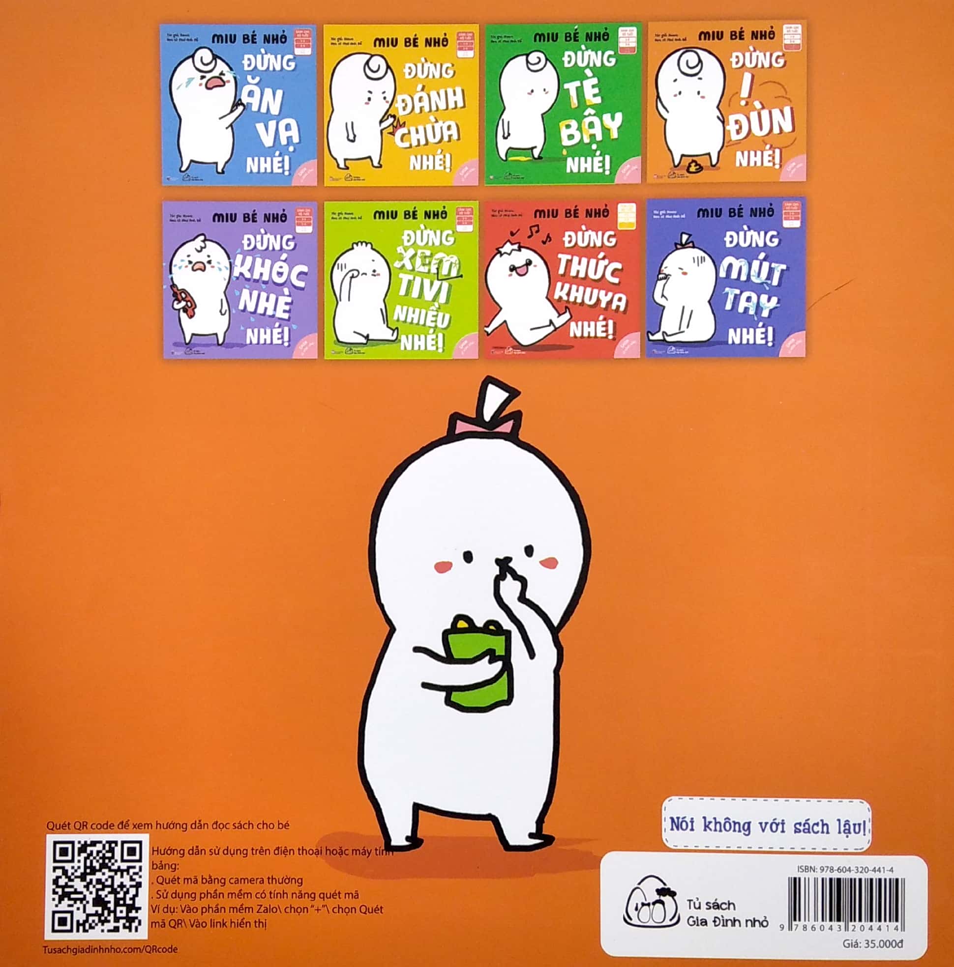 Bộ
						
										
										Ehon Kỹ Năng Sống - Miu Bé Nhỏ - Đừng Mút Tay Nhé! (Dành Cho Độ Tuổi 1-6)