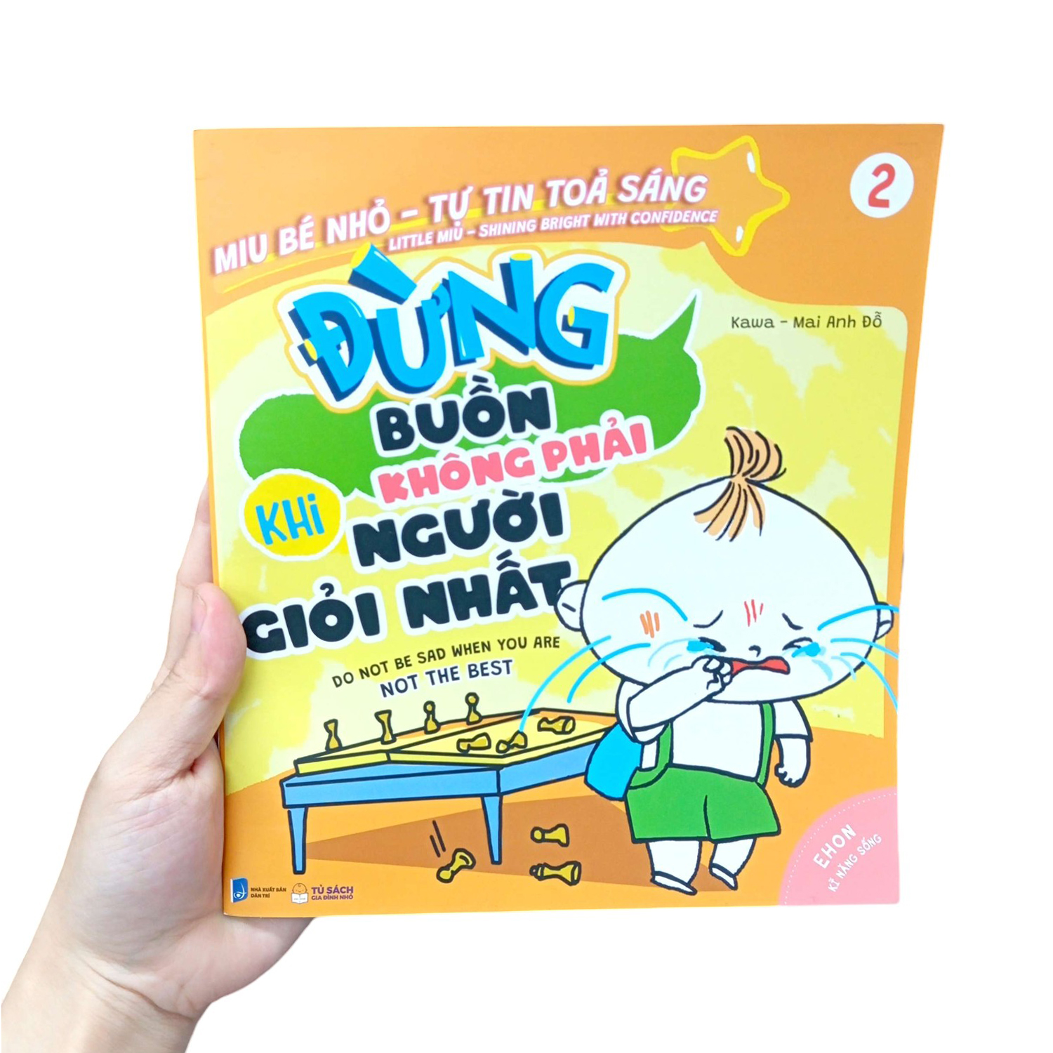 bộ ehon kỹ năng sống - miu bé nhỏ - tự tin tỏa sáng - tập 2 - đừng buồn khi không phải người giỏi nhất