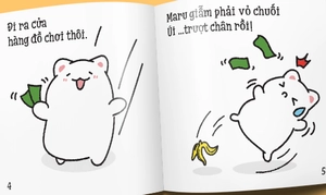 bộ ehon maru - những mẩu chuyện vụn vặt của maru - maru quét nhà - (từ 2 - 8 tuổi) (tái bản 2020)