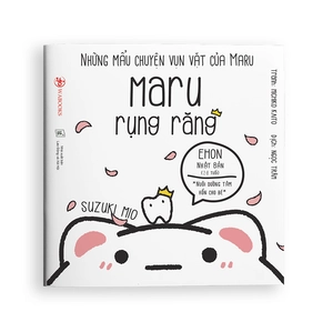 bộ ehon maru - những mẩu chuyện vụn vặt của maru - maru tập rửa bát - (từ 2 - 8 tuổi) (tái bản 2020)