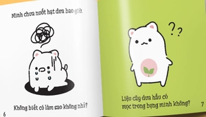 bộ ehon maru - những mẩu chuyện vụn vặt của maru - maru và hạt dưa - (từ 2 - 8 tuổi) (tái bản 2020)