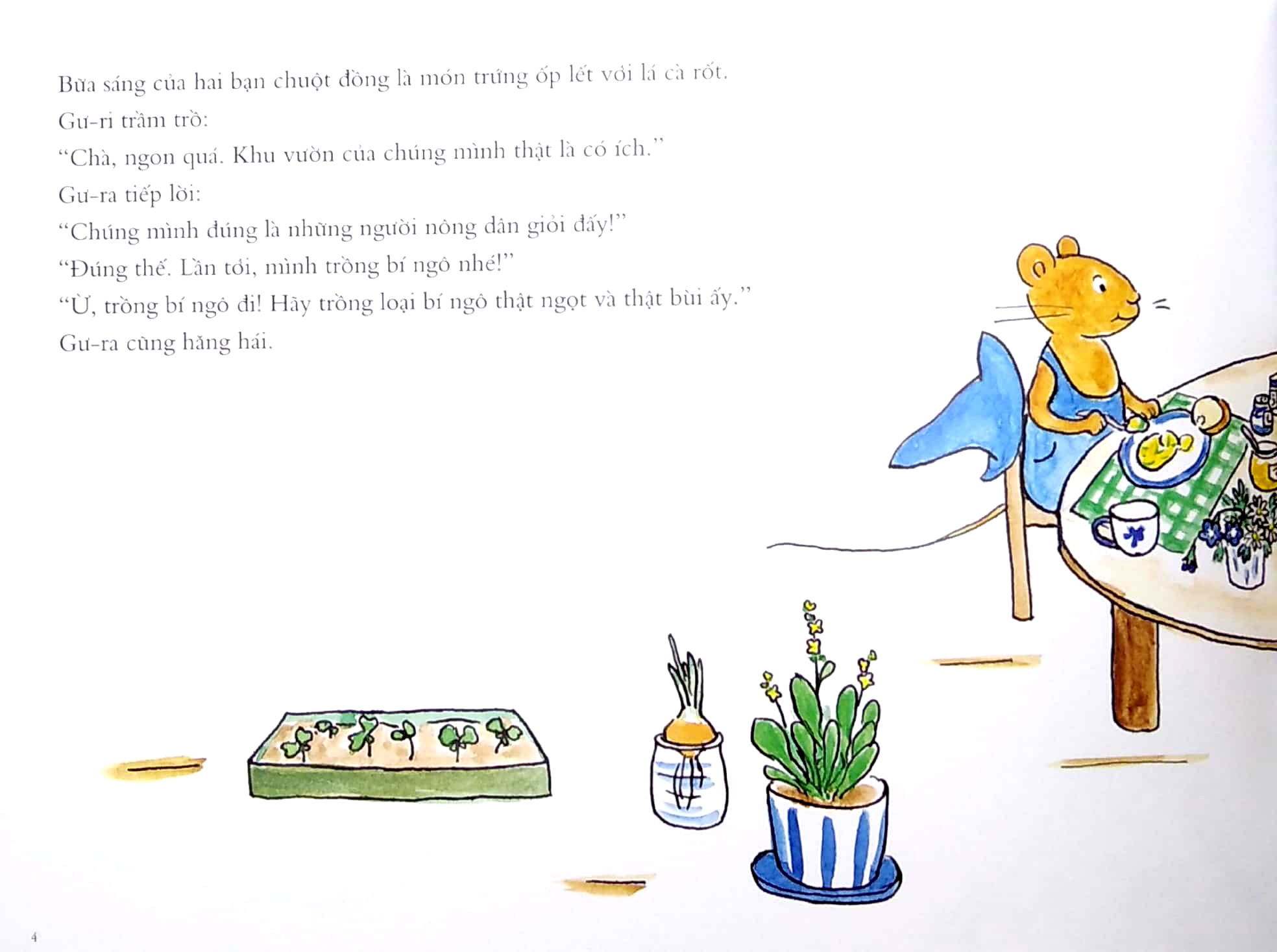 bộ ehon - mọt sách mogu - gư-ri, gư-ra và bạn sư-mi-rê (từ 1 - 6 tuổi)