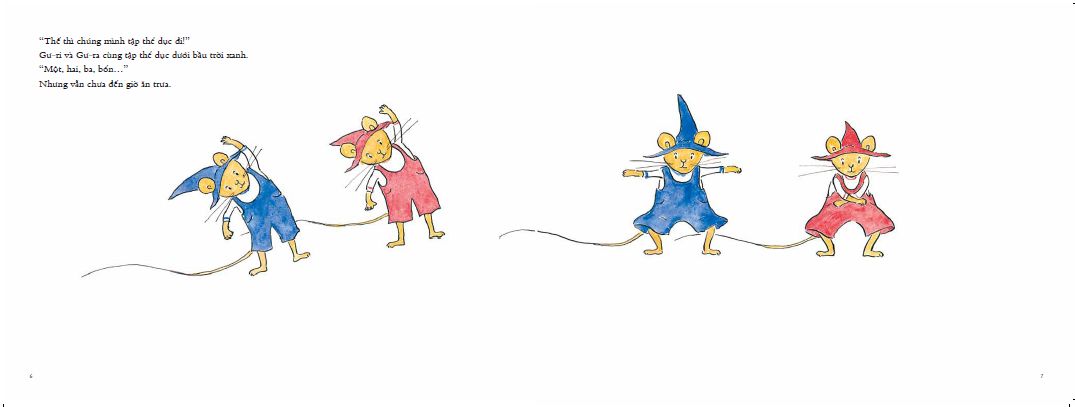 bộ ehon - mọt sách mogu - gư-ri và gư-ra đi dã ngoại (từ 1 - 6 tuổi)