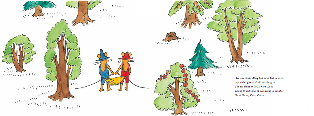 bộ ehon - mọt sách mogu - gư-ri và gư-ra (từ 1 - 6 tuổi)