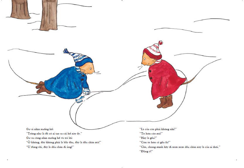 bộ ehon - mọt sách mogu - gư-ri và gư-ra - vị khách đặc biệt (từ 1 - 6 tuổi)