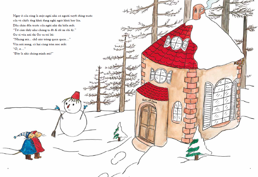 bộ ehon - mọt sách mogu - gư-ri và gư-ra - vị khách đặc biệt (từ 1 - 6 tuổi)