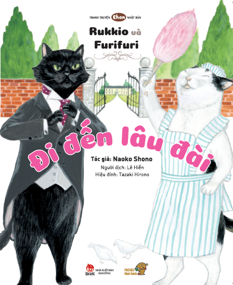 bộ ehon - mọt sách mogu - rukkio và furifuri - đi đến lâu đài (từ 3 - 6 tuổi)