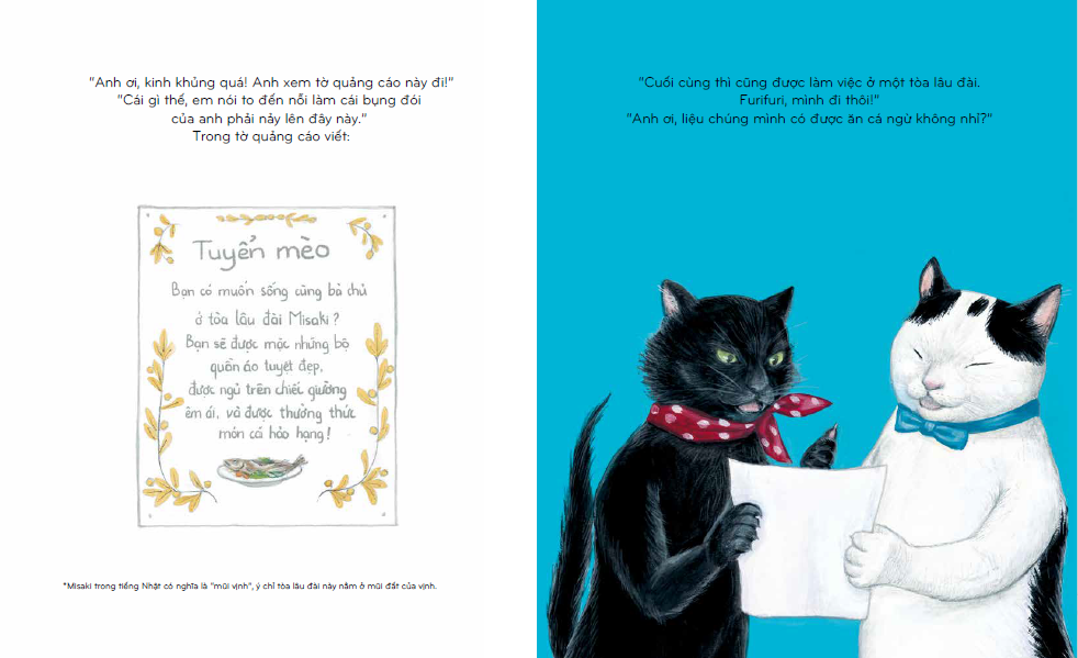 bộ ehon - mọt sách mogu - rukkio và furifuri - đi đến lâu đài (từ 3 - 6 tuổi)