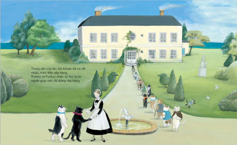 bộ ehon - mọt sách mogu - rukkio và furifuri - đi đến lâu đài (từ 3 - 6 tuổi)