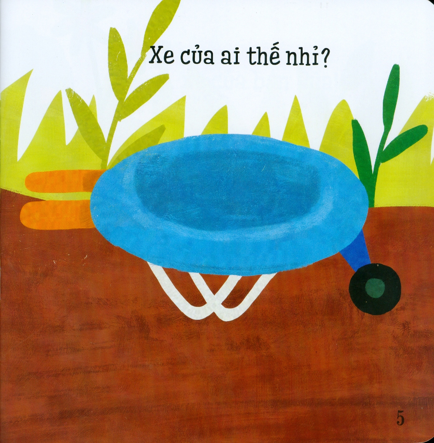 bộ ehon nhận biết - chơi cùng các hình khối - chiếc xe của ai? (từ 1 - 6 tuổi)