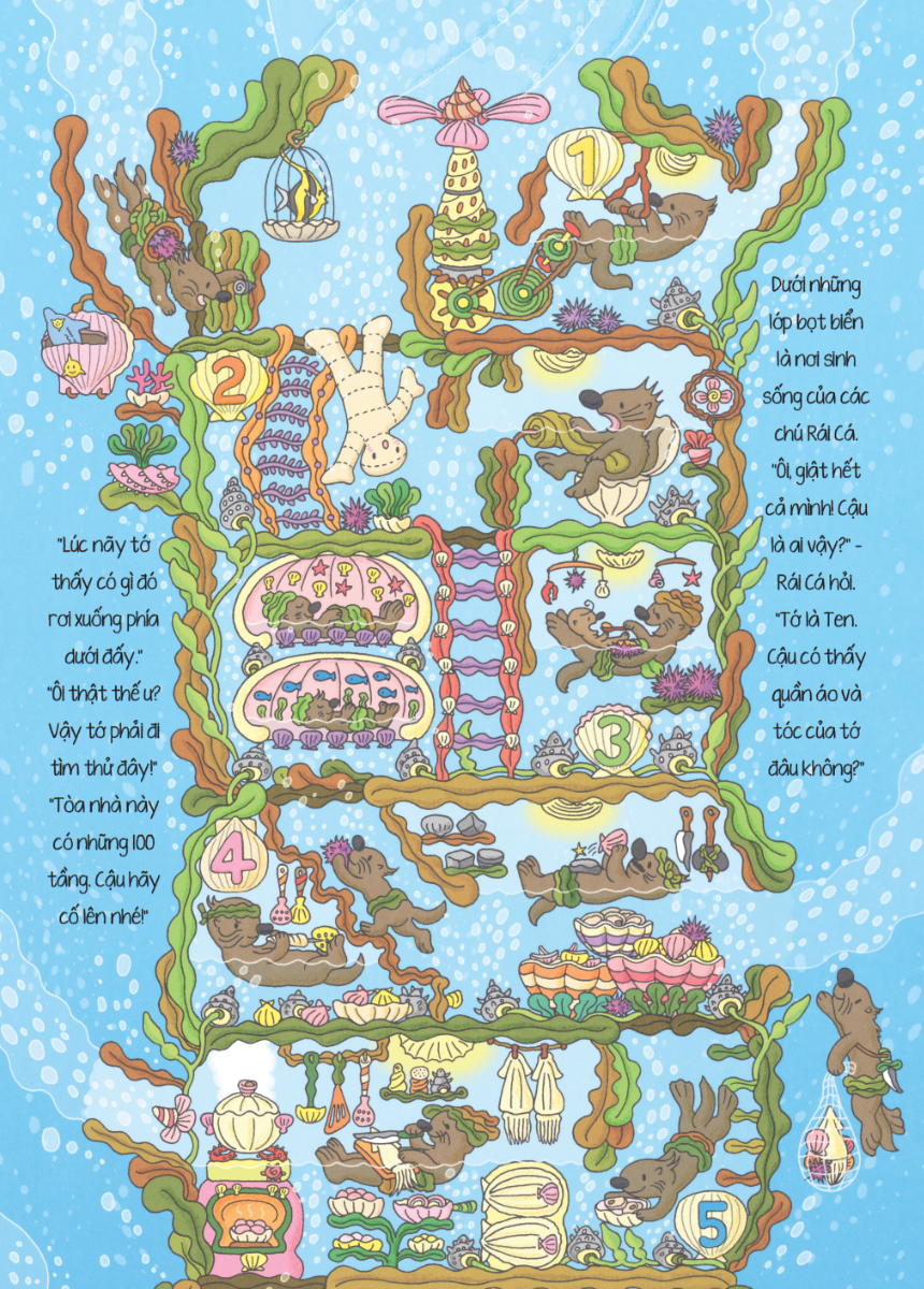 Bộ
						
										
										Ehon Nhật Bản - Tòa Nhà 100 Tầng - Dưới Biển (Tái Bản 2024)