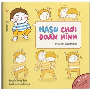 bộ ehon những câu chuyện kì lạ của hasu: hasu chơi đoán hình (4- 6 tuổi)