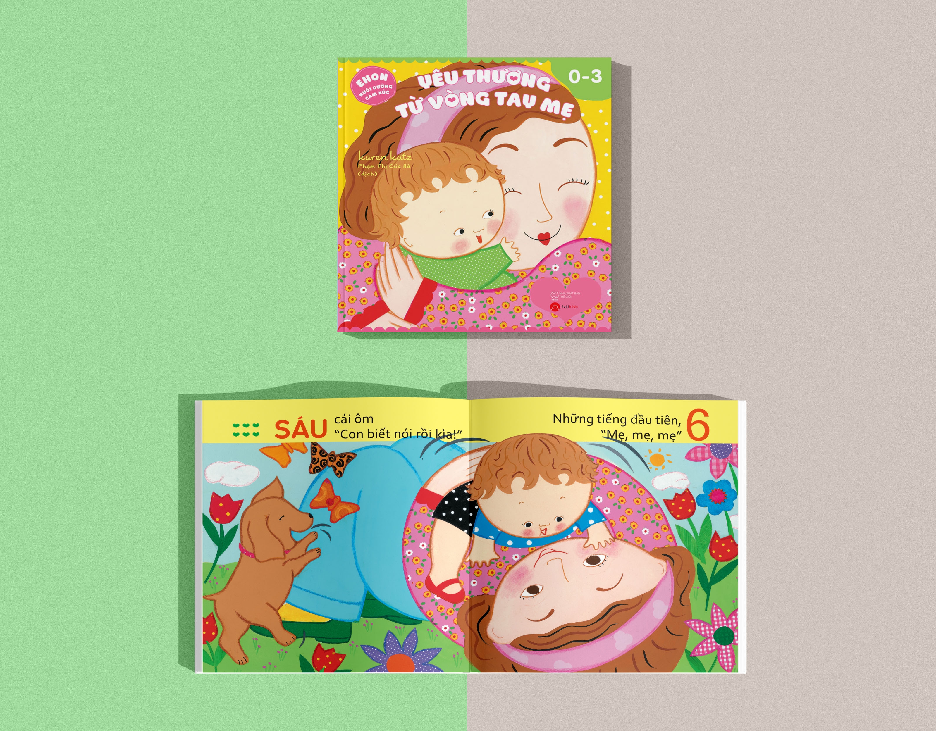 Bộ
						
										
										Ehon Nuôi Dưỡng Cảm Xúc - Yêu Thương Từ Vòng Tay Mẹ (Từ 0 - 3 tuổi)