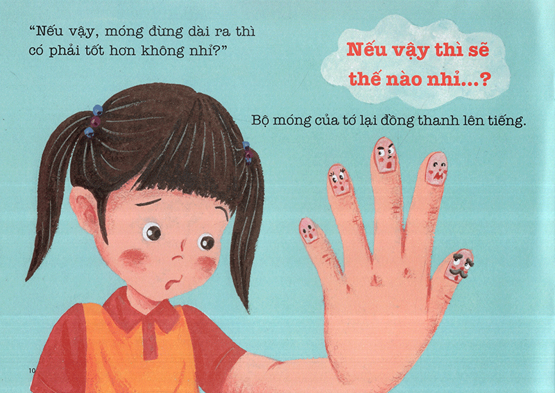 bộ ehon sự kỳ diệu của cơ thể - bí mật của móng tay (tái bản 2020)