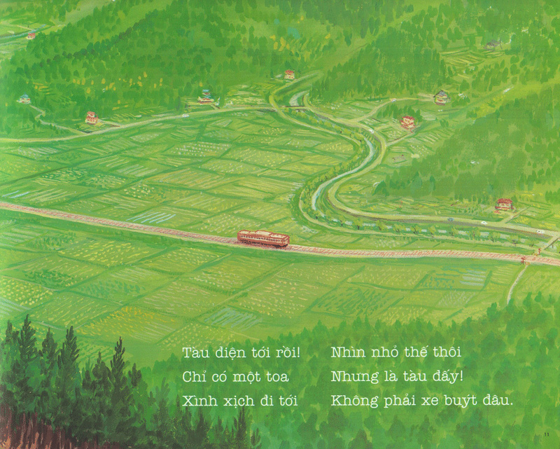 bộ ehon - thực phẩm tâm hồn cho bé - tàu điệntới rồi (tái bản 2021)