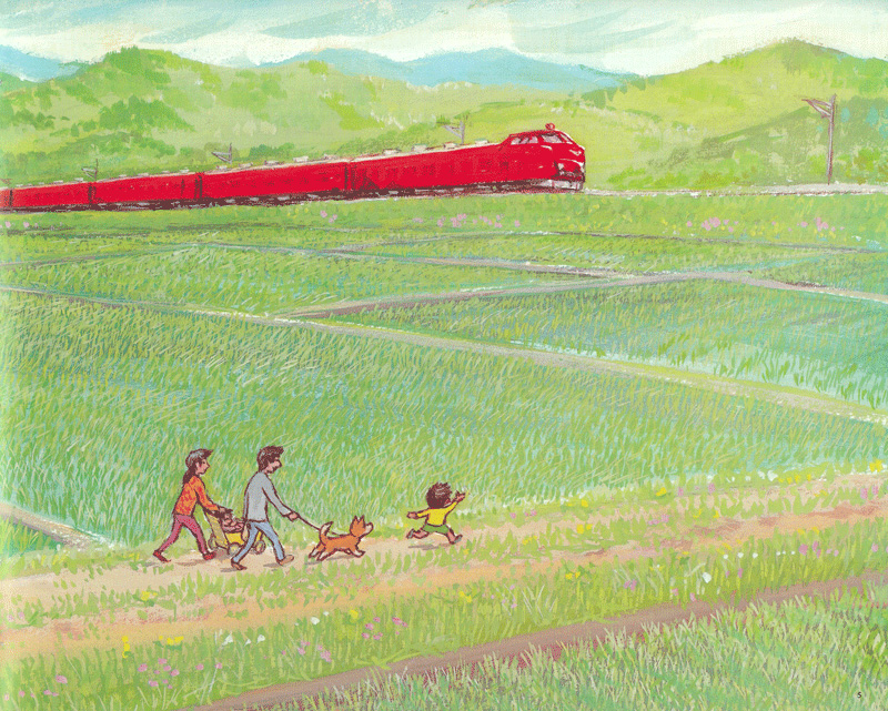 bộ ehon - thực phẩm tâm hồn cho bé - tàu điệntới rồi (tái bản 2021)