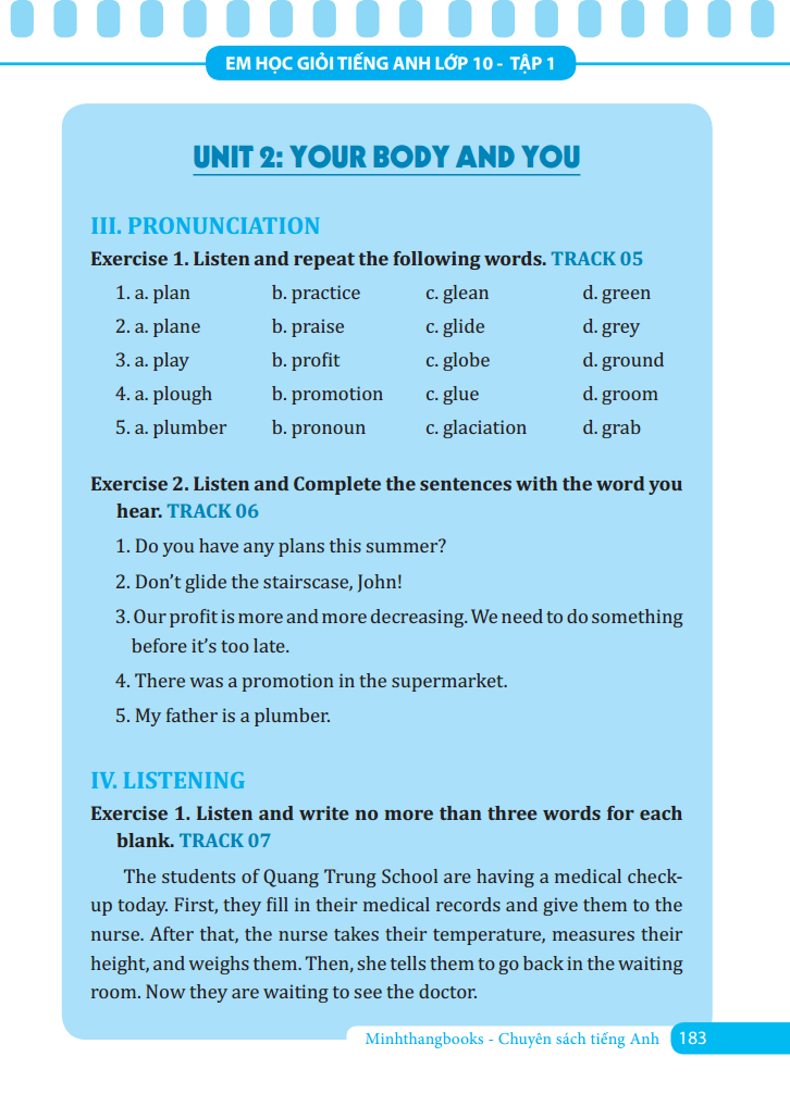 bộ em học giỏi tiếng anh 10 - tập 1