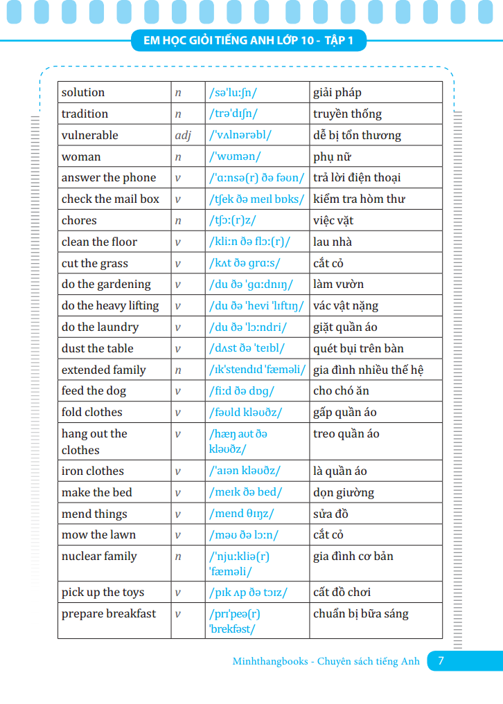 bộ em học giỏi tiếng anh 10 - tập 1