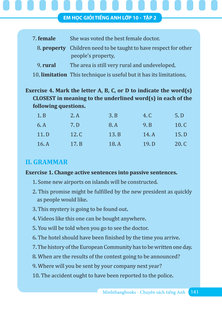 bộ em học giỏi tiếng anh 10 - tập 2