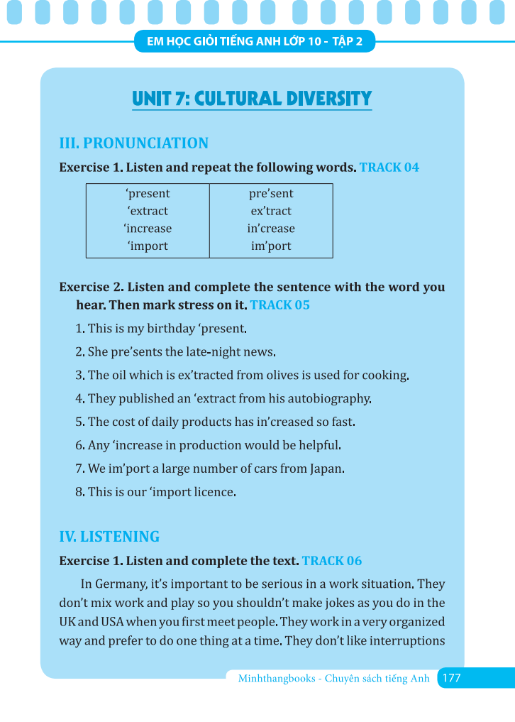 bộ em học giỏi tiếng anh 10 - tập 2