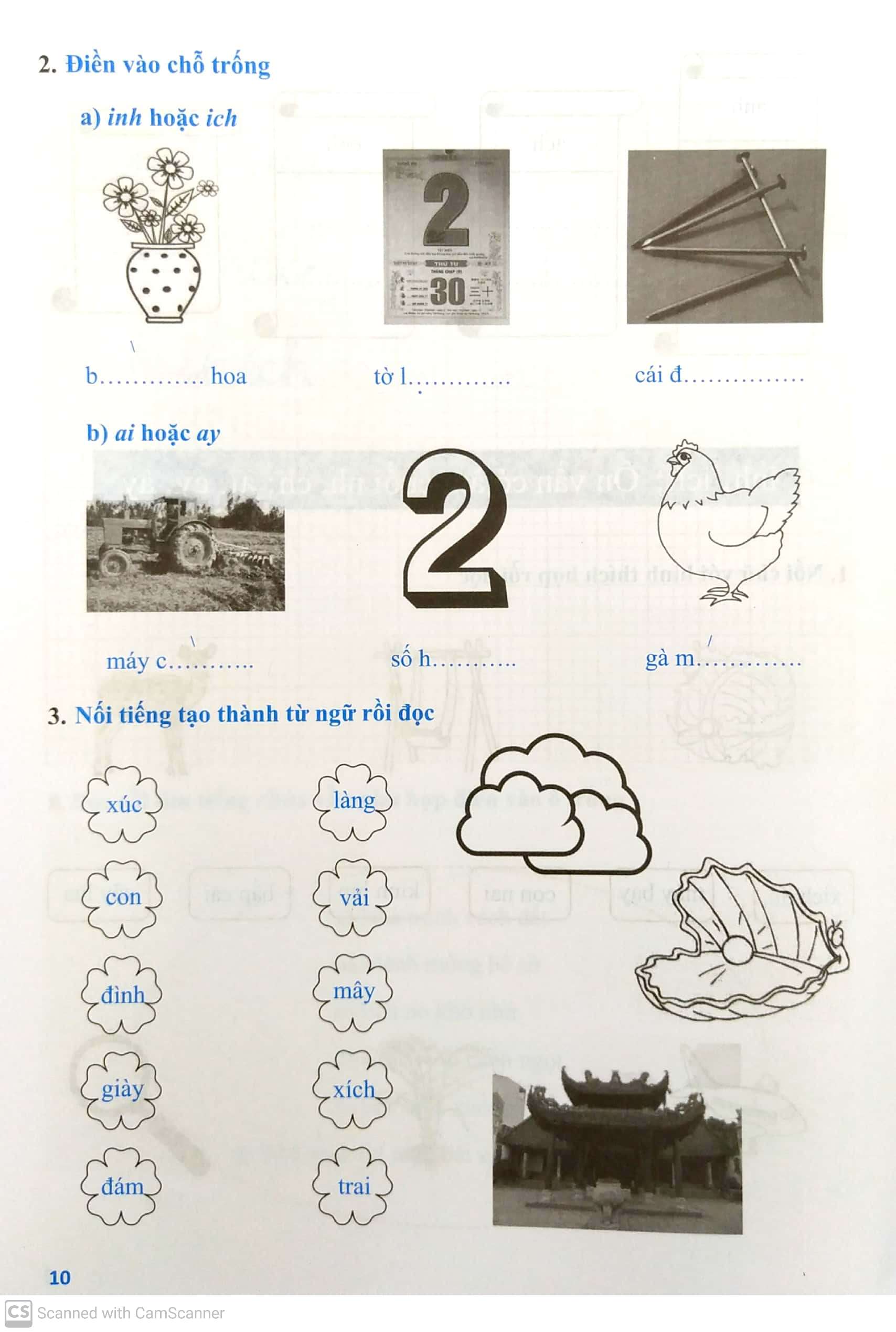 bộ em học tiếng việt 1 - tập 2