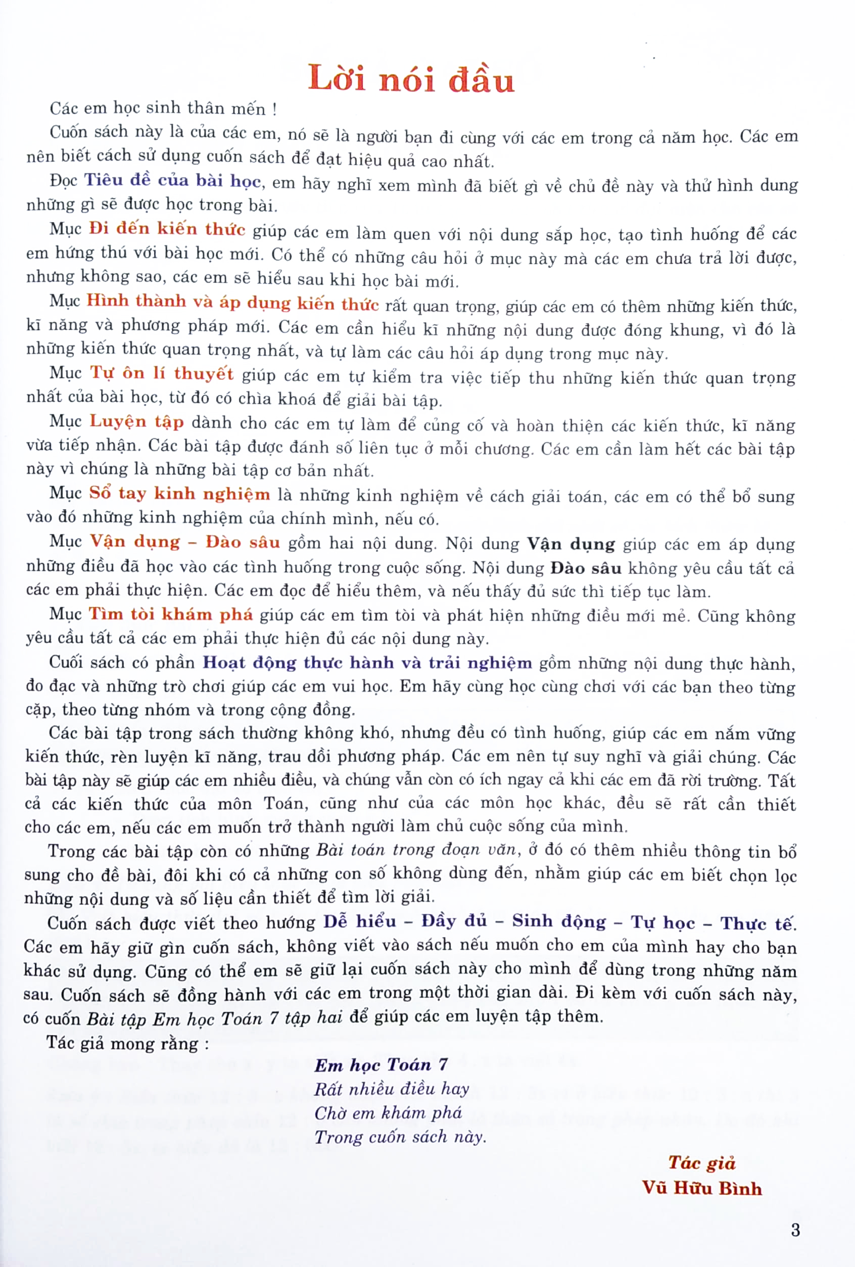 bộ em học toán 7 - tập 2 (tái bản)