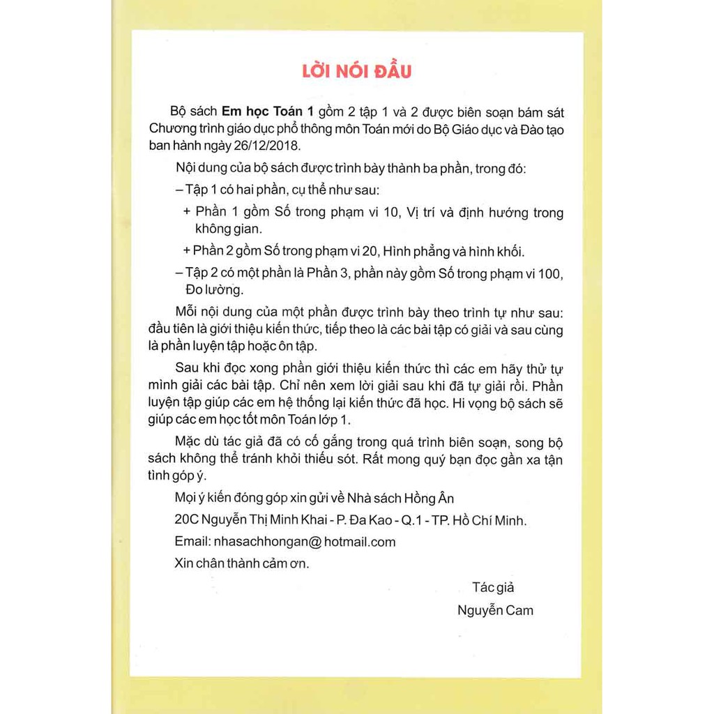 bộ em học toán lớp 1 - tập 1 (theo chương trình tiểu học mới định hướng phát triển năng lực)