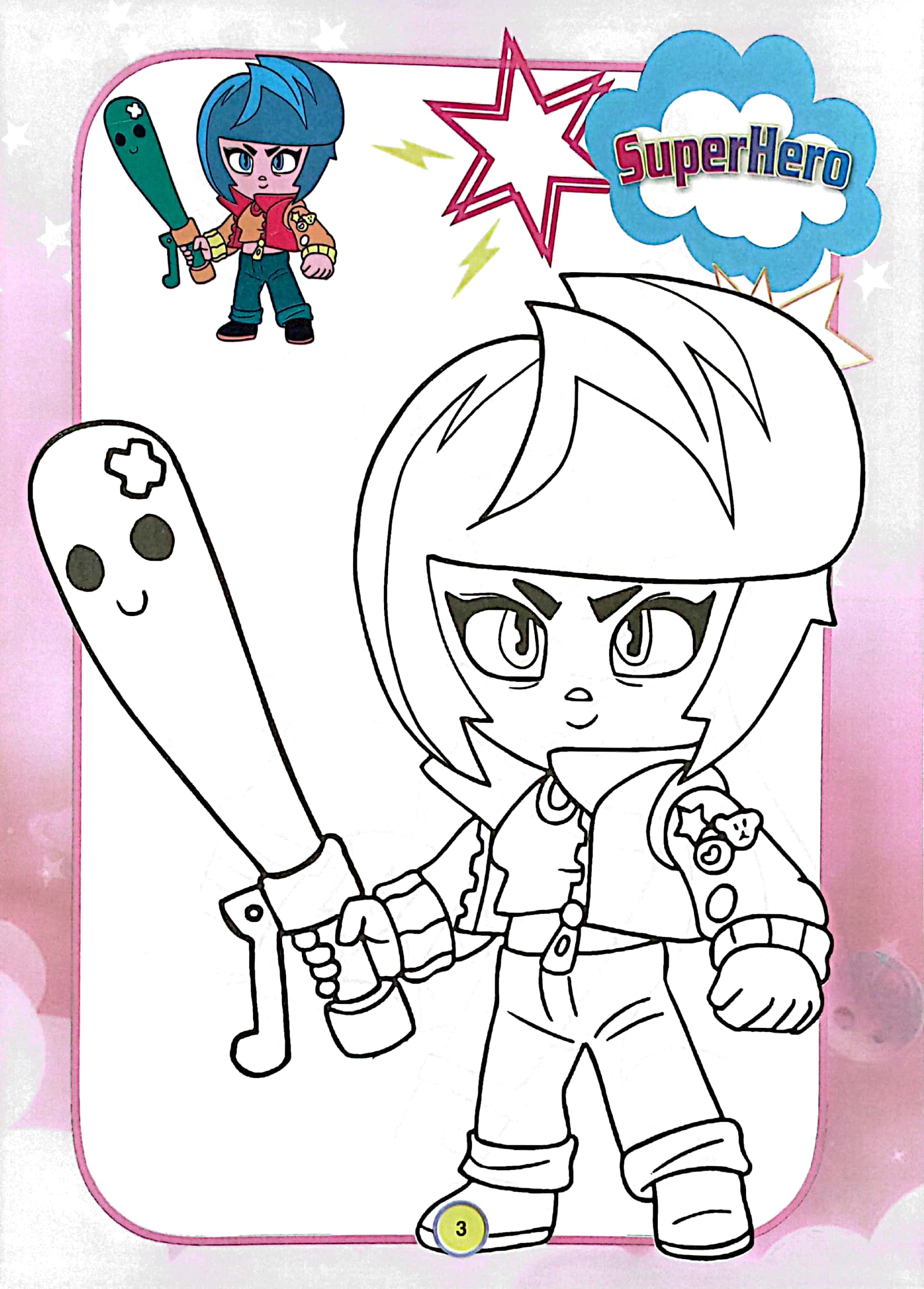 bộ em tập tô màu - super hero siêu nhân 3