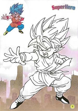 bộ em tập tô màu - super hero siêu nhân 4