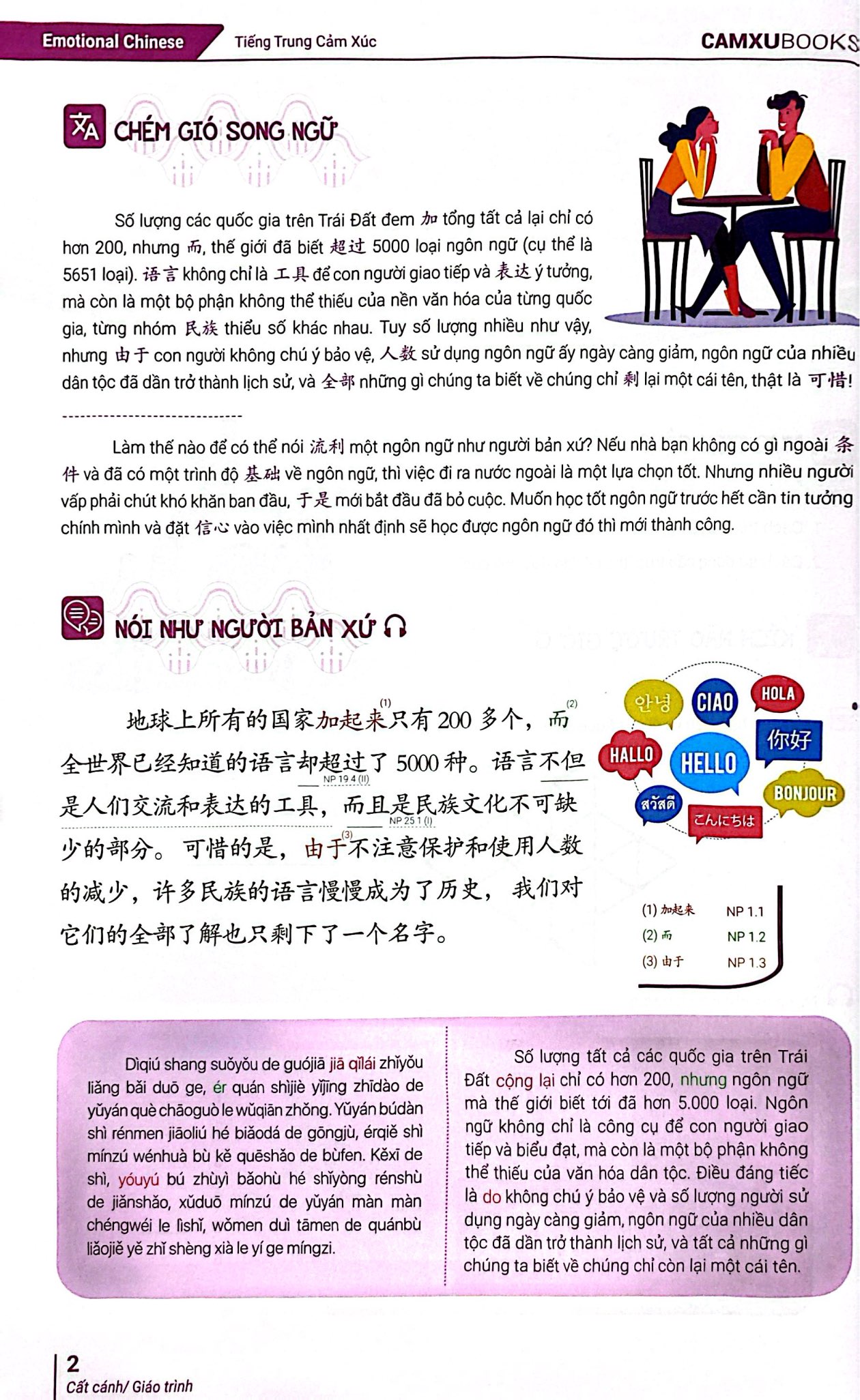 Bo
						
										
										Emotional Chinese - Hoc Tieng Trung De Nhu An Keo - Tap 3 - Cat Canh - Sach Bai Tap