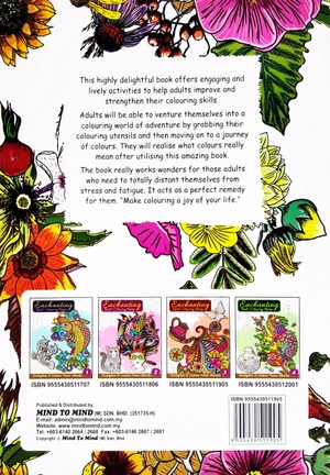 bộ enchanting adult colouring series - book 3