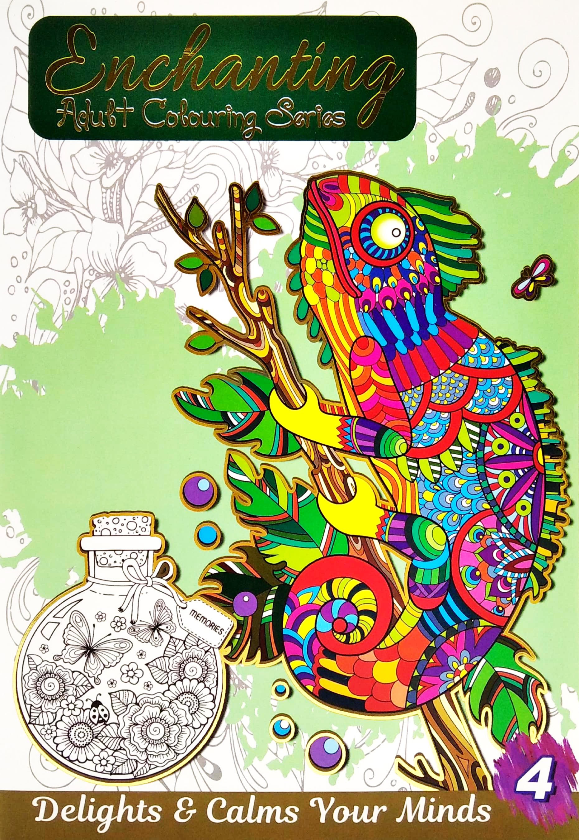 bộ enchanting adult colouring series - book 4