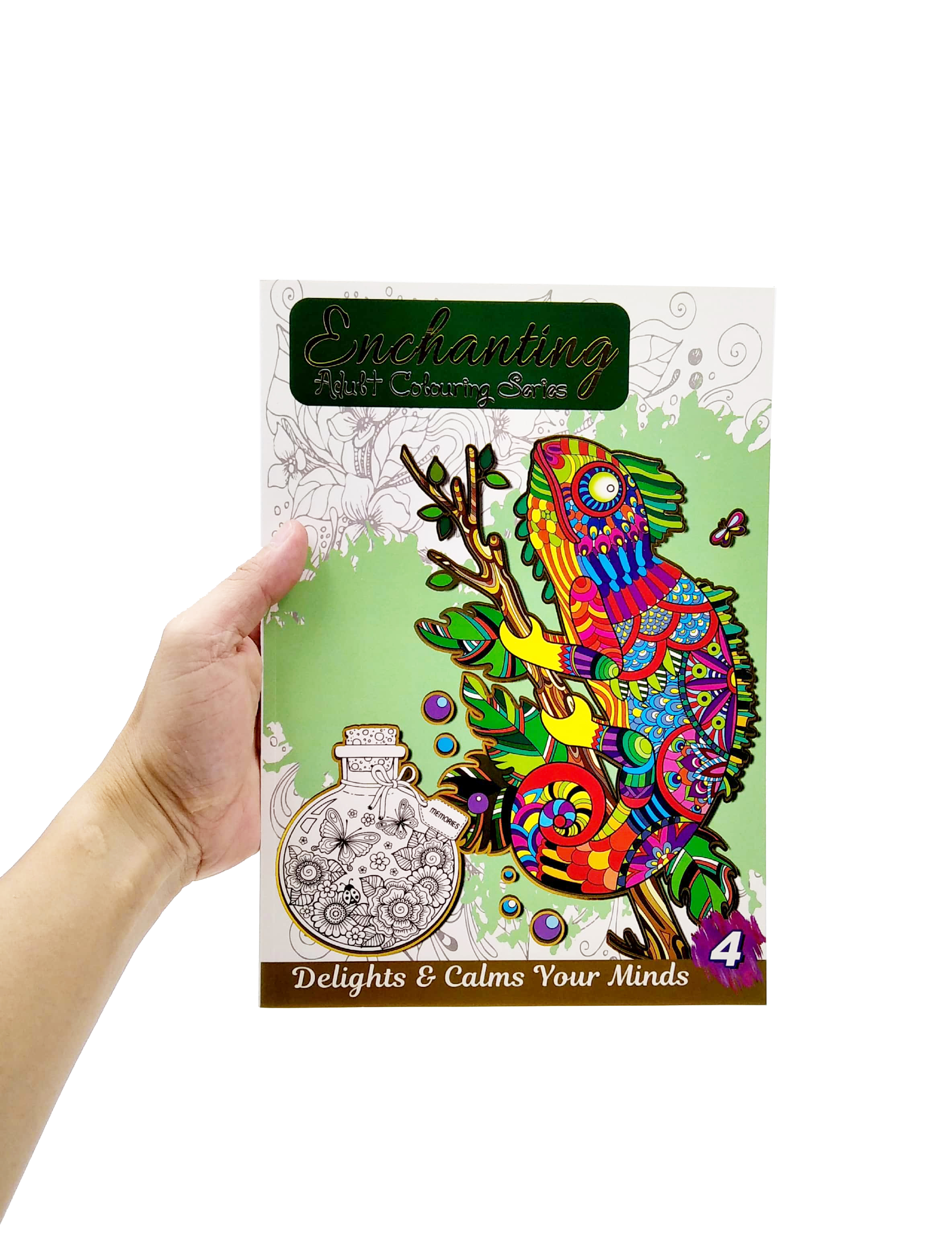 bộ enchanting adult colouring series - book 4