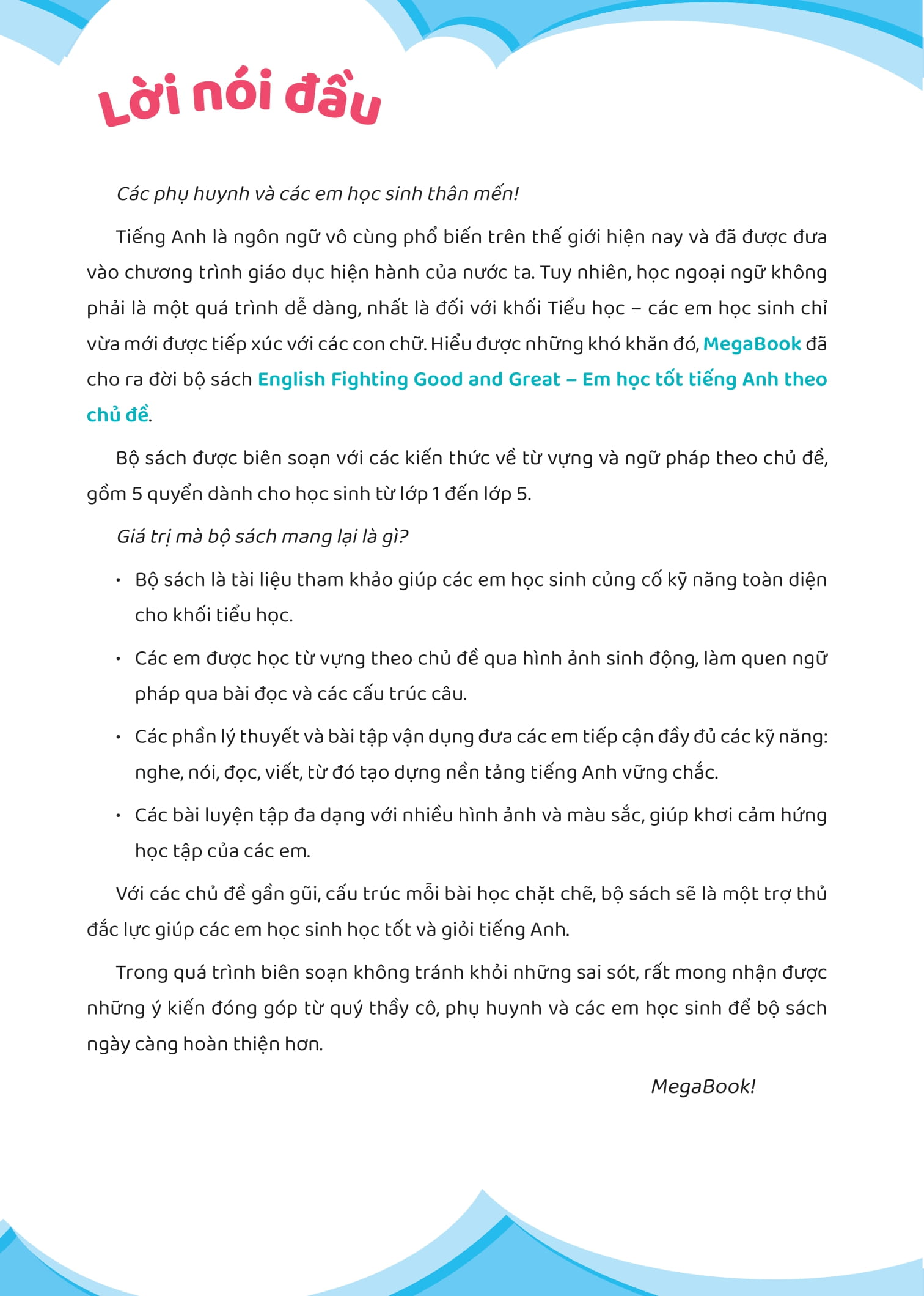 bộ english fighting good and great - em học tốt tiếng anh theo chủ đề 1