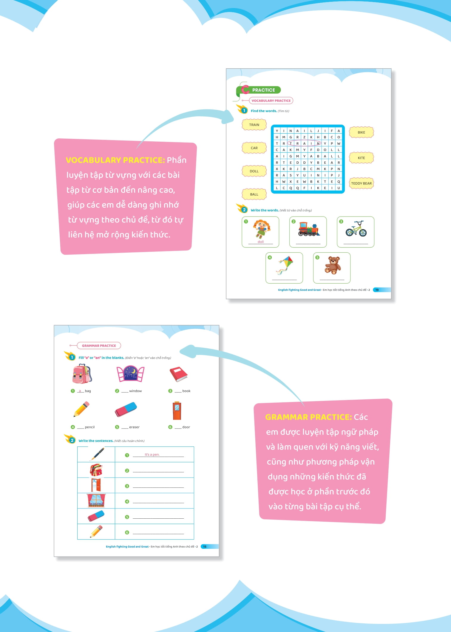 bộ english fighting good and great - em học tốt tiếng anh theo chủ đề 2
