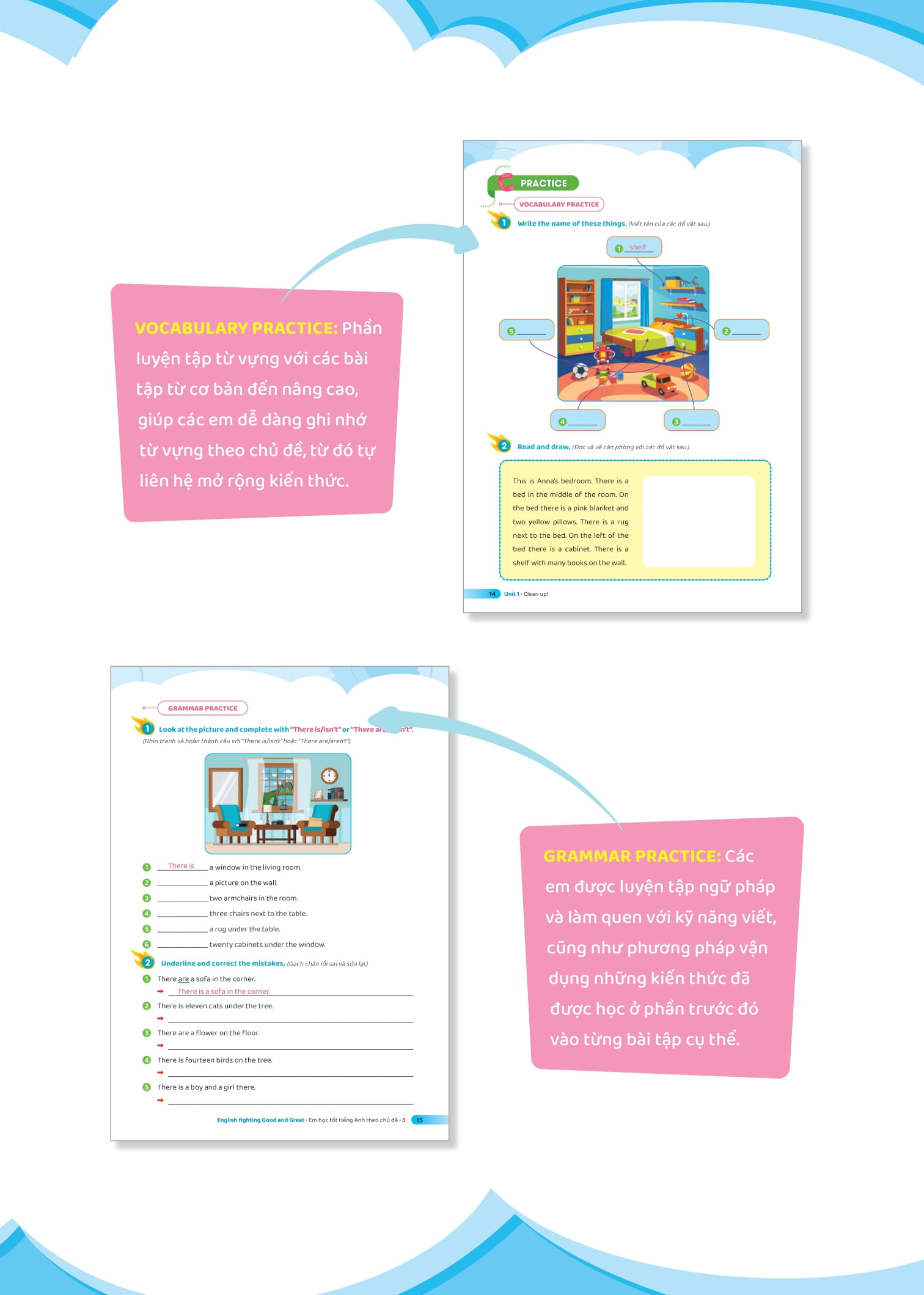 bộ english fighting good and great - em học tốt tiếng anh theo chủ đề 3