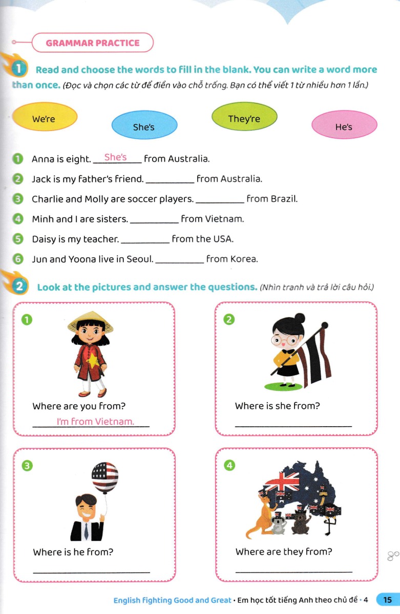 bộ english fighting good and great - em học tốt tiếng anh theo chủ đề 4