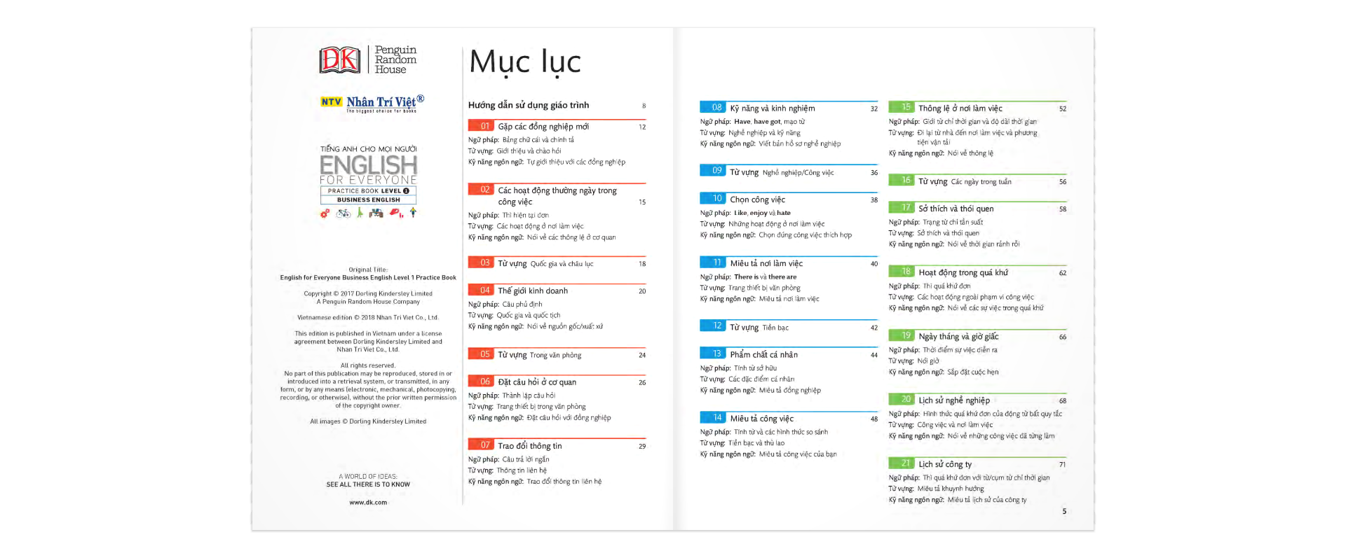 bộ english for everyone - business english - practice book 1 (cd)