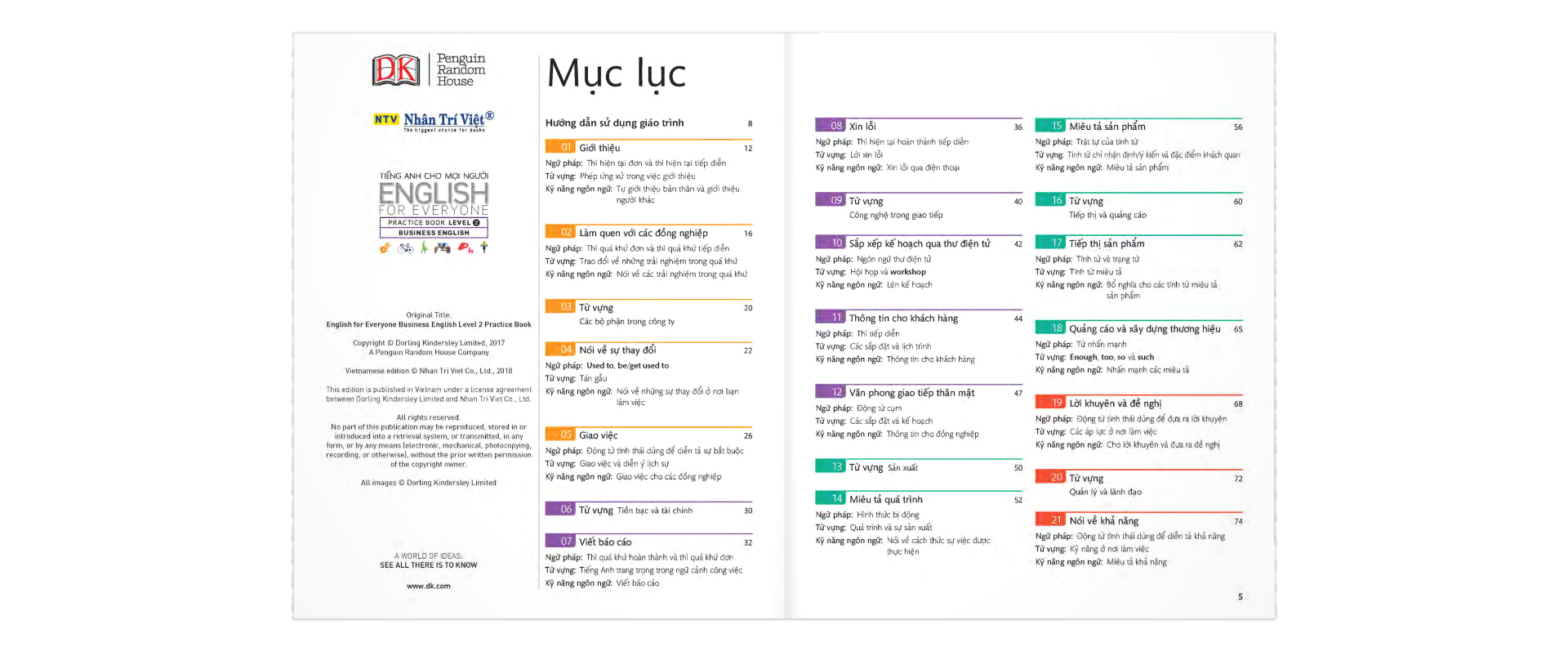 bộ english for everyone - business english - practice book 2 (cd)