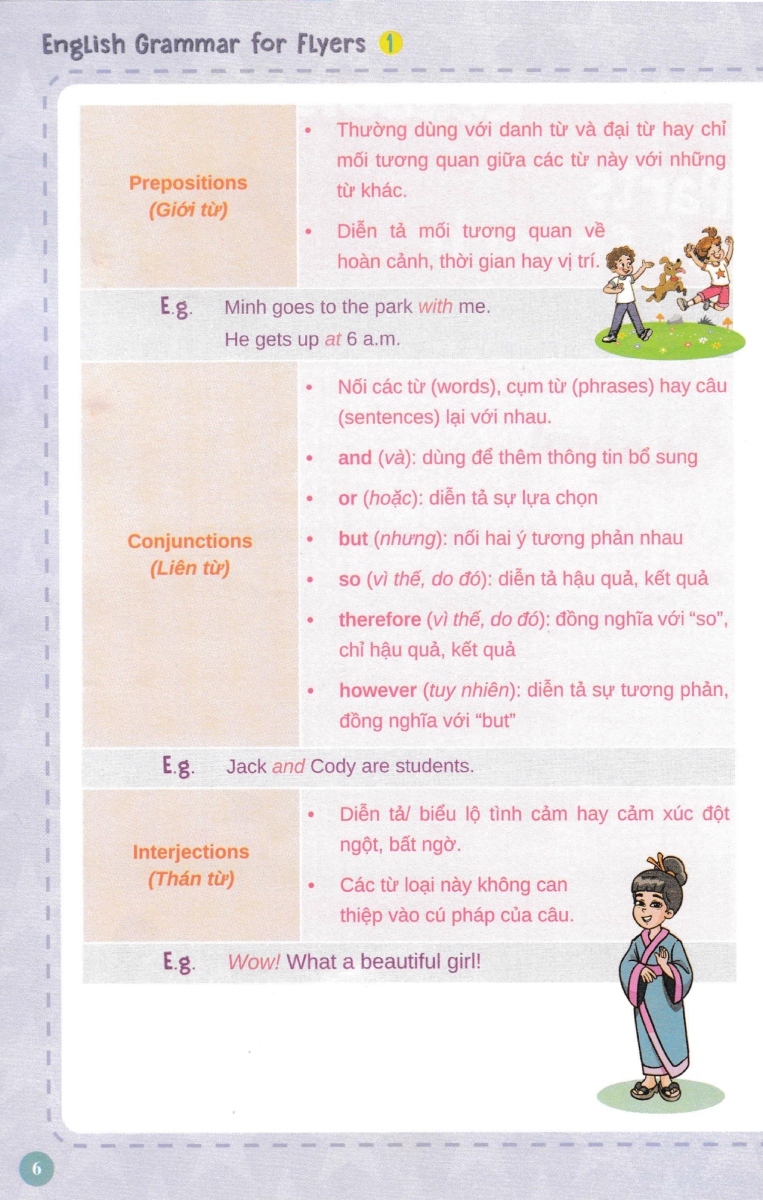 bộ english grammar for flyers 1 - có đáp án