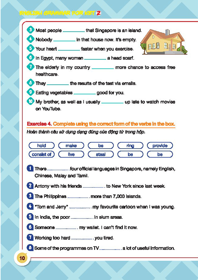 bộ english grammar for ket 2 - có đáp án