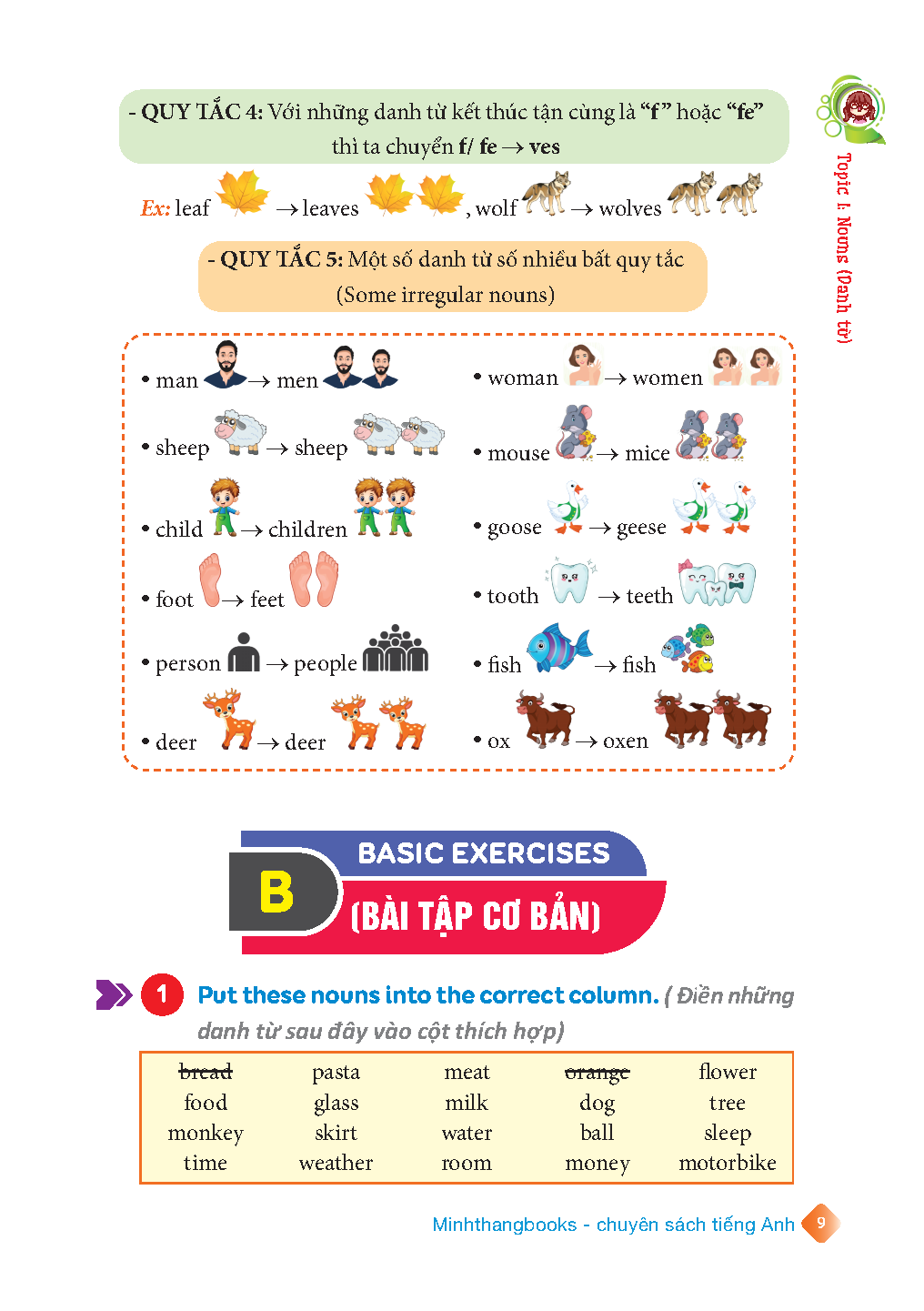 bộ english grammar for kids - ngữ pháp tiếng anh tiểu học - tập 1 (có đáp án) (tái bản 2023)