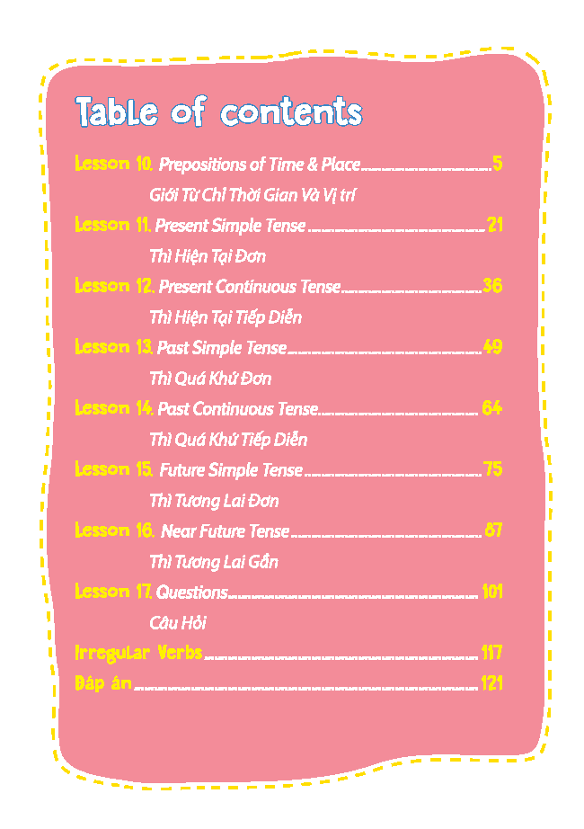 bộ english grammar for movers 2 (có đáp án)