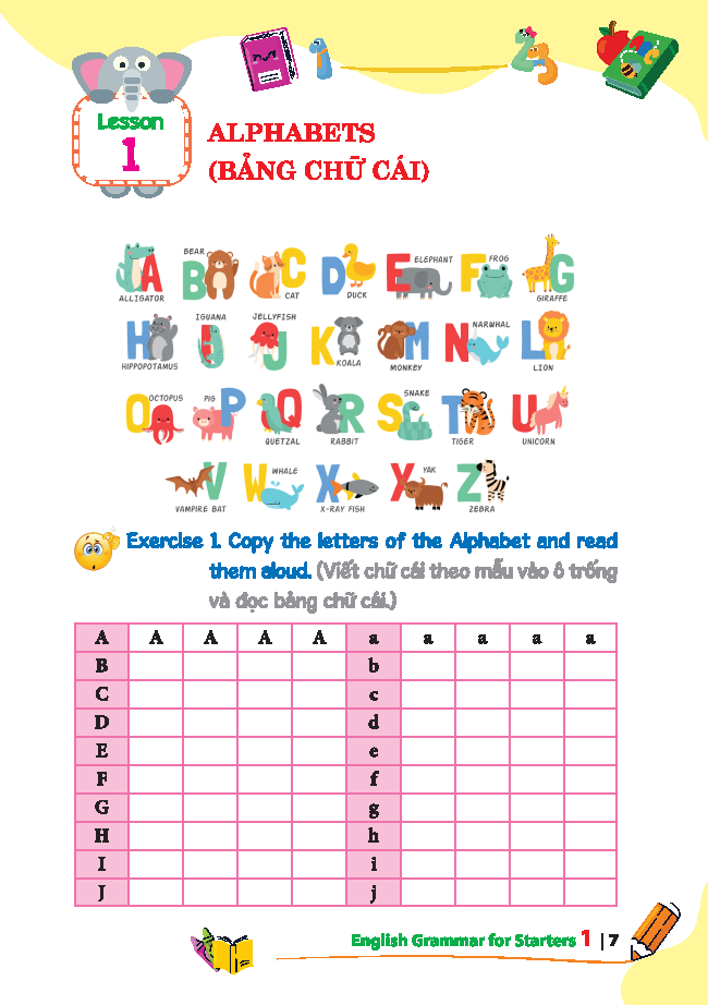 bộ english grammar for starters 1 (có đáp án)