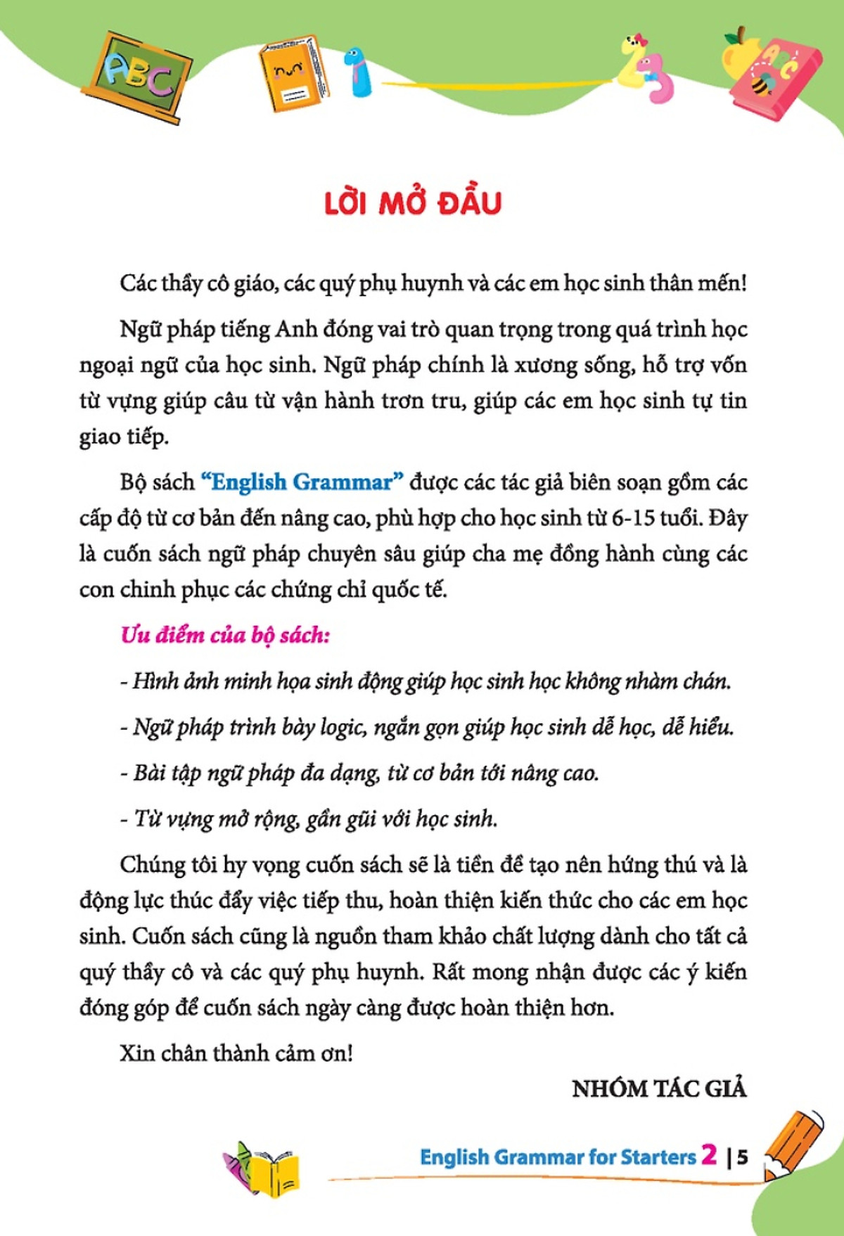 bộ english grammar for starters 2 (có đáp án)